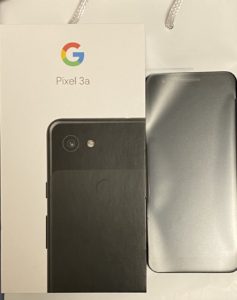 Aquos Zero2に続き ソフトバンクのpixel 3aも端末のみで2万円で買いました 純正ケースも半額で購入 Simロックは後日解除に