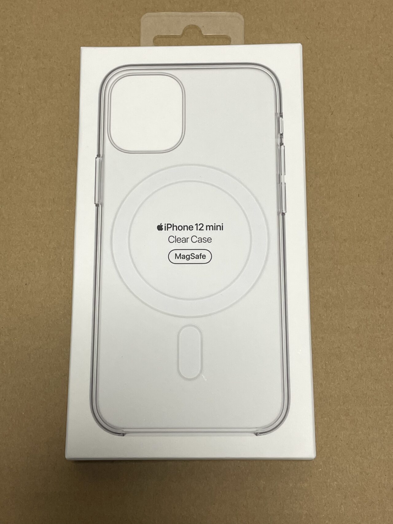 iPhone 12 miniのアップル純正MagSafe対応クリアケースを買いました〜簡単に紹介