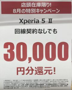 在庫限り ヤマダ電機でソフトバンクのxperia 5 が端末のみでも3万円還元 21 9マルチウィンドウでスポーツ中継視聴に便利