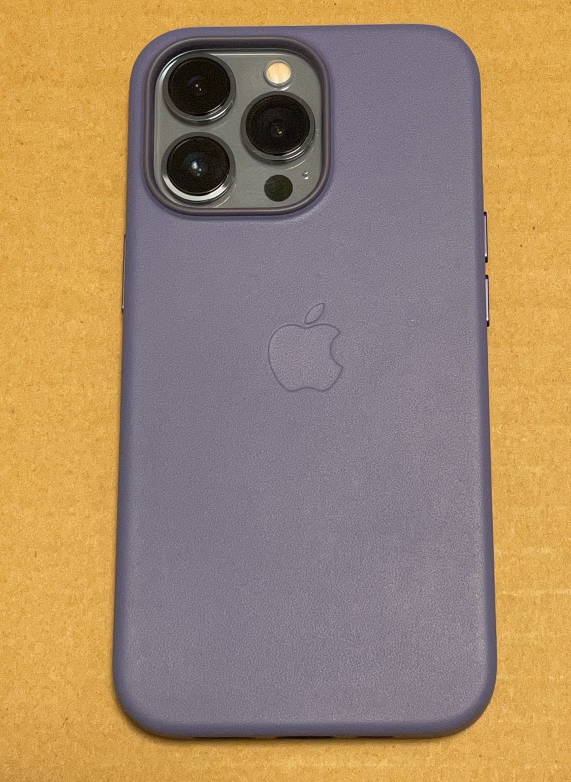 新品】純正 iPhone 13 Pro Maxレザーケース・ミッドナイト